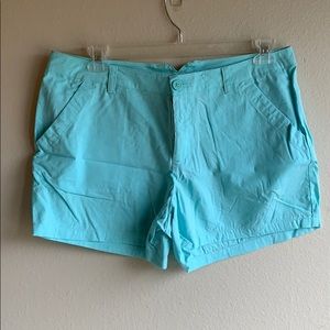 Columbia turquoise shorts